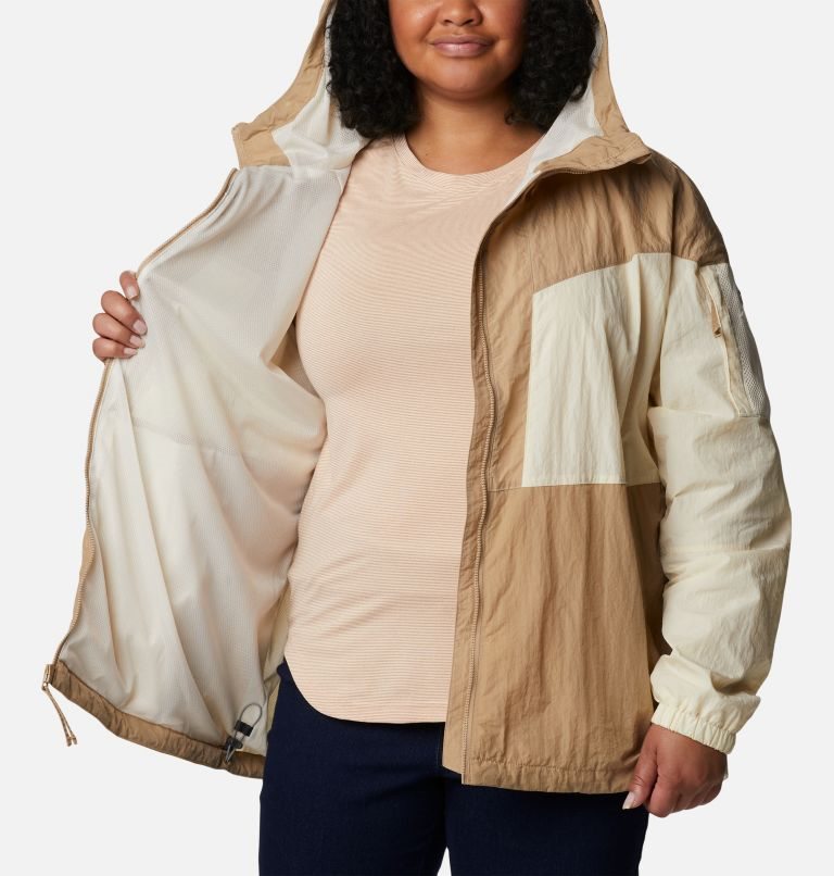 Women's Columbia Wallowa Park Lined Jackets Beige / Brown | Plus Size CA-WA53C